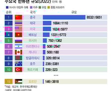 [더차트]세계 곳곳에 퍼져있는 한류…K-팬덤 가장 많은 나라는?
