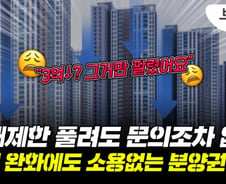 "7억 더 달라고?"…서울 13곳 분양권 전매제한 풀려도 '썰렁'[부릿지]