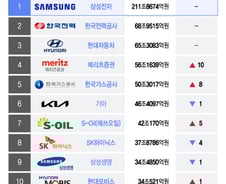 [더차트] '300조' 삼성전자만 있나…상장사 매출 톱10 기업은