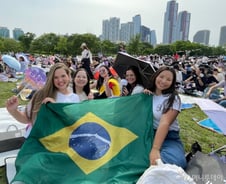 수십만 '아미' 집결한 여의도, 안전사고 '0'…열정도 질서도 수준급