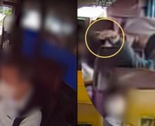 [더영상] "여기 여기" 몰카범 잡은 수신호…앞바퀴 들고 달린 오토바이 '꽈당→펑'