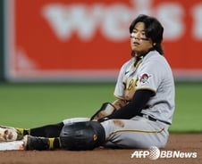 [단독] 배지환 부상 심각, 2개월 공백 가능성 "뼈에 금 가고 뼛조각도 의심"