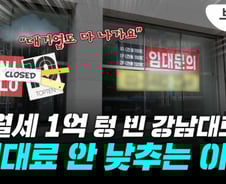 '월세 2억' 대기업도 짐 싸는데…텅 빈 강남대로, 임대료는 올렸다?[부릿지]