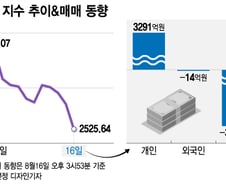 中 경기 침체 우려에 '안갯속' 증시..2500선도 위태