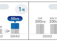'0세 부모급여' 월 100만원..다자녀 첫만남이용권 300만원 지급
