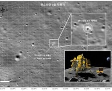 인류 첫 '달 남극' 착륙 현장…韓 '다누리'가 찍었다[우주다방]