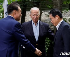 [광화문]'동맹'한미일 정상의 임금을 대하는 자세