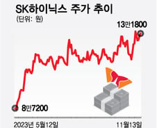 시총 2위 자리 노리는 SK하이닉스…신고가 경신 랠리