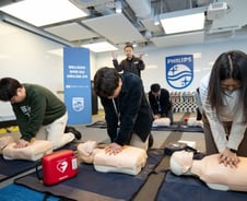 "우리부터 배운다" 필립스코리아, 임직원 CPR·AED 교육 실시