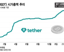 "1달러와 바꾸는 코인" 테더 시총, POSCO홀딩스 3배 넘었다