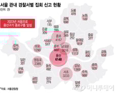 [단독]용산으로 우르르…"집회·시위 폭증" 집시 1번지 됐다