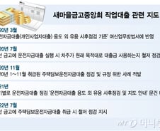 [단독]"작업대출 철저 점검"…새마을금고, 4년 전부터 양문석 사례 경고