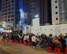 도로 위 "짠짠짠!"…사람도 차도 옴짝달싹[르포]