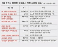 비자금 유입·증여 지분 '복잡한 셈법'…최·노 사실관계 또 따질 듯