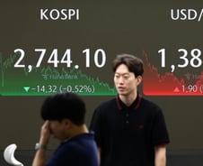 현대차 달려도 코스피 5거래일만에 하락…숨고르기?