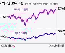 대기업 순위 바꾸는 외인부대 '화력'…코스피서 800조 넘게 샀다