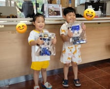 "경찰아저씨한테 가보자" 다섯살 가온이의 뿌듯한 하루[오따뉴]