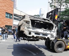 [단독]번지는 전기차 포비아 진압…"하부 스프링클러, 배터리 전소 막았다"