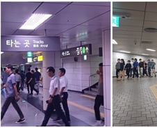 "무서운데" 사이렌 울리자 외국인도 홀린듯 동참…20분간 서울이 멈췄다 [르포]