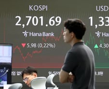 코스피 개인·외인 동반 매도… 파월 잭슨홀 연설에 쏠린 눈