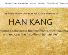 한강, 韓최초 노벨 문학상…"인류 보편적 주제의식 통했다" 의외의 쾌거