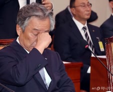 "부인 세금 체납" "정치활동 과해" 질타에…이기흥 "몰라" "관련 없어"