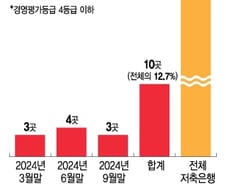 [단독]저축은행 10곳, 적기시정조치 대상..10년 마다 반복된 위기