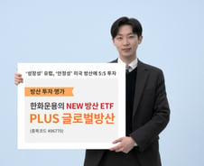한화운용 'PLUS 글로벌방산' ETF 상장…미국·유럽 집중 투자