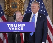 투자발표 자리가 국정 회견장으로…트럼프 "시진핑·김정은과 좋은 관계"