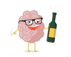 "딱 한 잔만 더"…이랬다간 뇌 홀쭉해진다?[한 장으로 보는 건강]