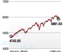 국장 떠난 서학개미 승리…팔란티어 350% 엔비디아 177% [뉴욕마감]