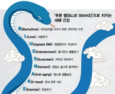 '푸른 뱀(BLUE SNAKE)'으로 새해 건강 지키세요