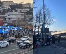 철통 방어벽에 스며든 '체감 -16.5도' 한파…尹 체포영장 집행 변수로