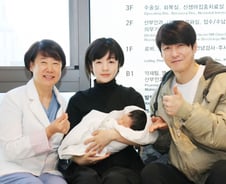 "주치의에게 감사" 배우 심형탁, 강남차여성병원서 3.56㎏ 득남