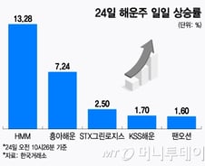 "땡큐, 트럼프" 미국의 中선박 수수료 검토에 해운주 '활짝'