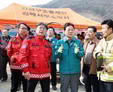 경남 산청 산불 번진 하동에 헬기 집중 투입