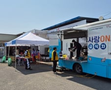 한수원 경상·울산 산불피해 긴급 지원…"이재민 밥차, 소방관 휴식처"