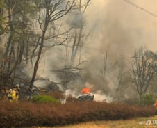 의성서 산불 진화 헬기 추락, 조종사 1명 사망…"전국 헬기 운항 중지"