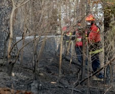 울주 산불 128시간 만에 완전히 꺼졌다…축구장 1300개 태워