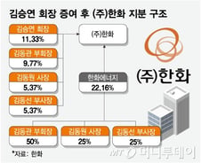 유상증자로 멈췄던 한화그룹 株, 지분증여로 다시 순항 중