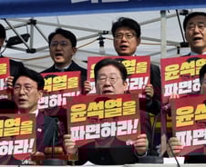 이재명 "尹탄핵 선고기일 지정 다행...헌재, 합당한 결론 내길 기대"