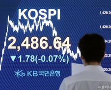 혼란한 장에 거래량까지 위축…코스피 약보합 마감