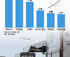 "원/달러 환율 떨어졌다" 투자자 몰려든 항공주 동반 강세