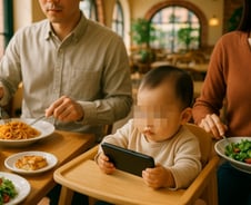 "난 절대 안 저래" 식당마다 아이 눈앞 스마트폰…이젠 이해가 간다[40육휴]