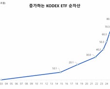 업계 1위 KODEX ETF 순자산 80조 돌파…4개월 만에 10조↑