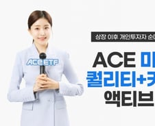 ACE 미국배당퀄리티+커버드콜액티브 ETF 개인순매수 100억 돌파