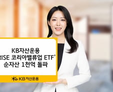 KB자산운용, RISE 코리아밸류업 ETF 순자산 1000억 돌파