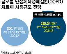 머크도 신약 확보에 14조 빅딜 'COPD'…국내사는 틈새 공략으로 차별화