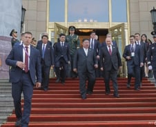 북한, 김정은 베이징 출발 보도…"이번 방중, 역사적 계기"