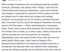 구금사태 발 저린 트럼프 "투자 꺾고 싶지 않아, 직원 환영"